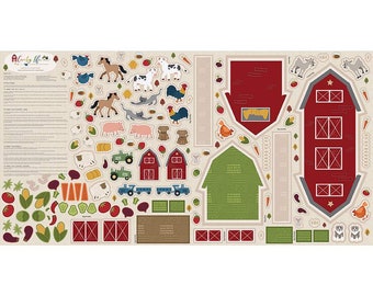 Country Life 3-in-1 Farm Play Felt Panel