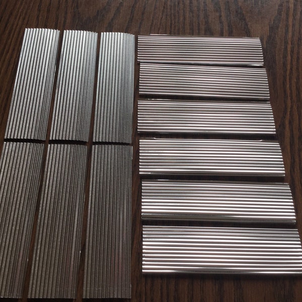 CRAFT SUPPLIES: Corrugated Aluminum Metal Sheets - 3 Sizes Available