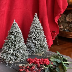 Doll House Tree - 1:12 -124 Snowy White Miniature Holiday Christmas Decoration (7 or 9 Inch)