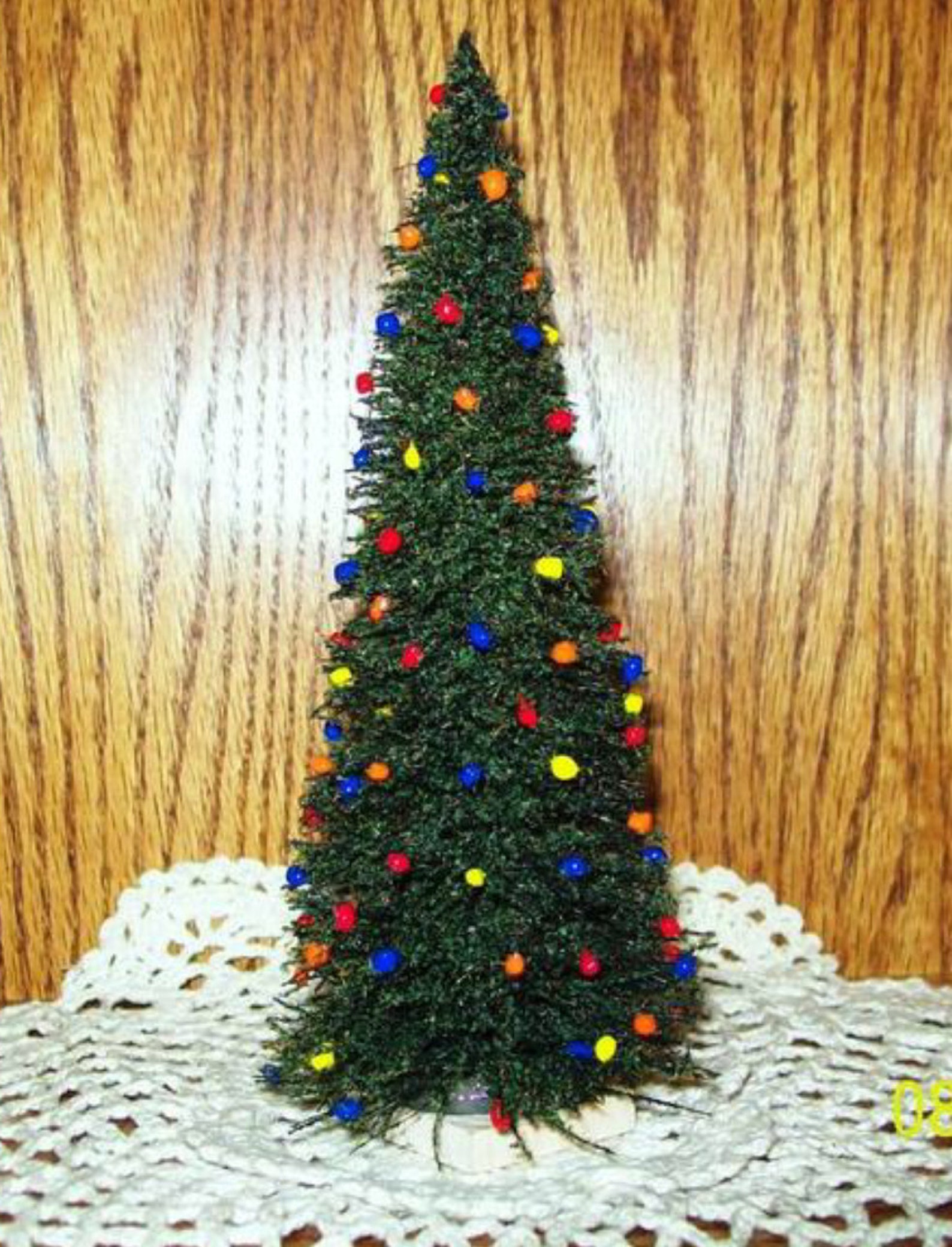 Doll House CHRISTMAS TREE 7 Inch Tall Miniature Etsy