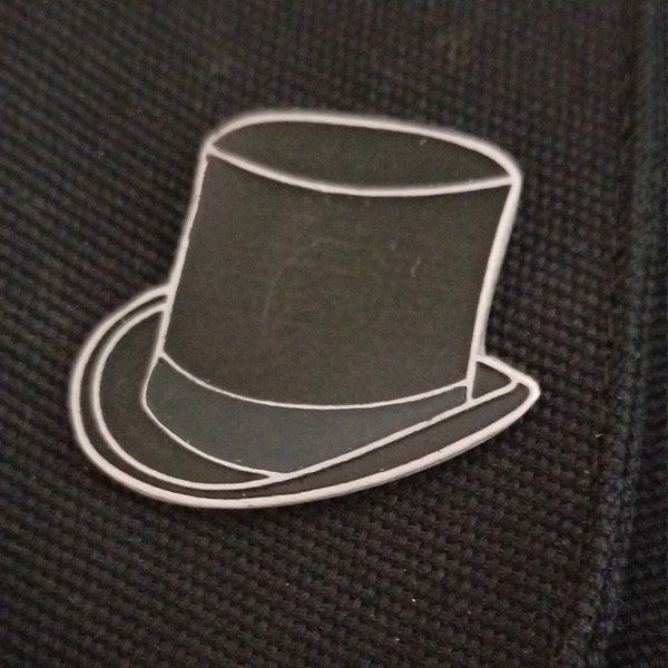 Top Hat lapel pin to recognize and honor the great and inspiring Anne Lister!