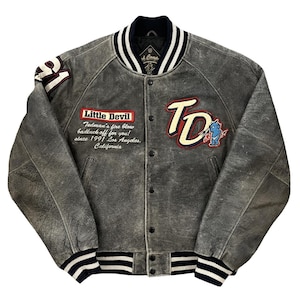 Kurtka VTG Tedman's 'Little Devil' Varsity Jacket - rozmiar L