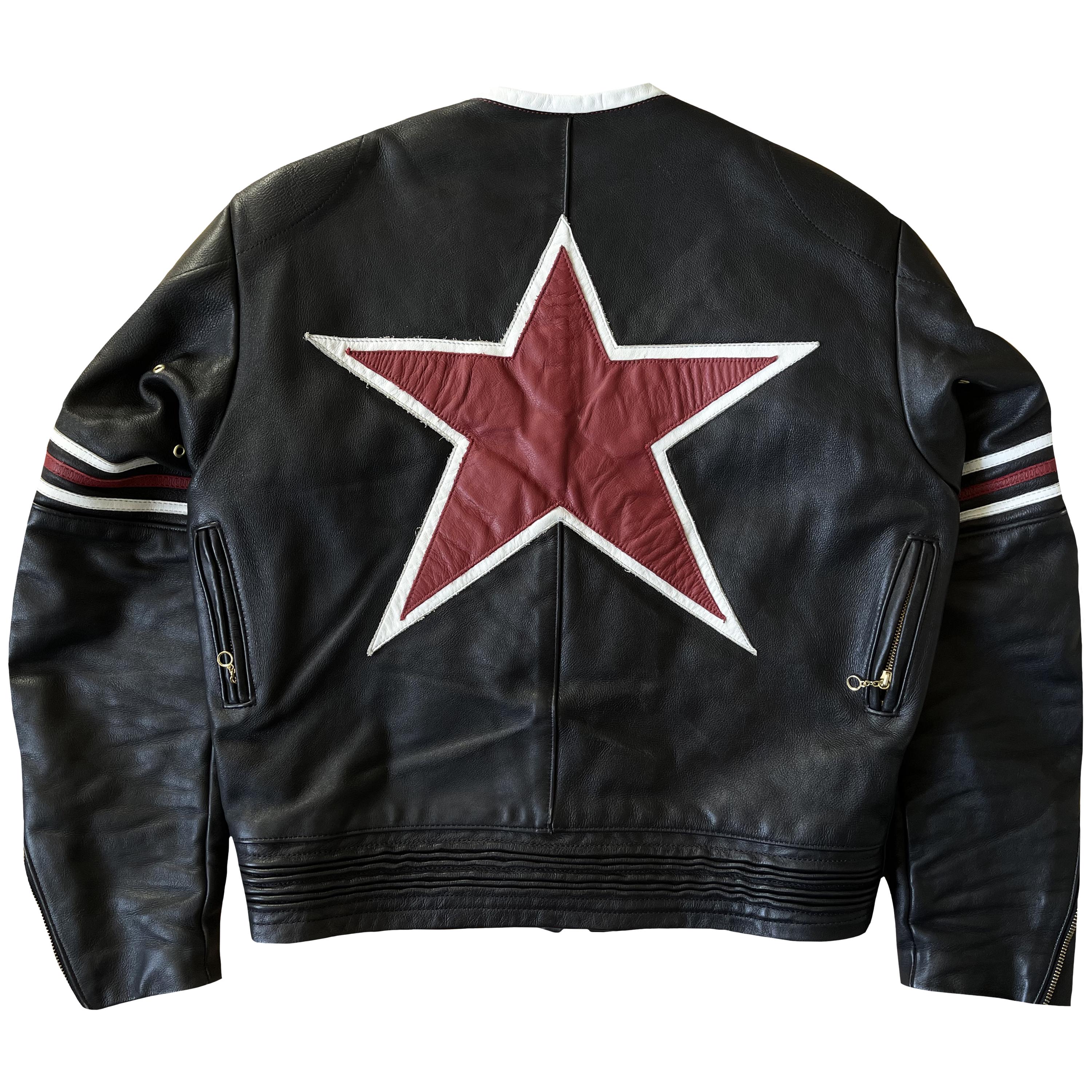 Vintage Vanson Leathers One Star Motorcycle Racer Jacket