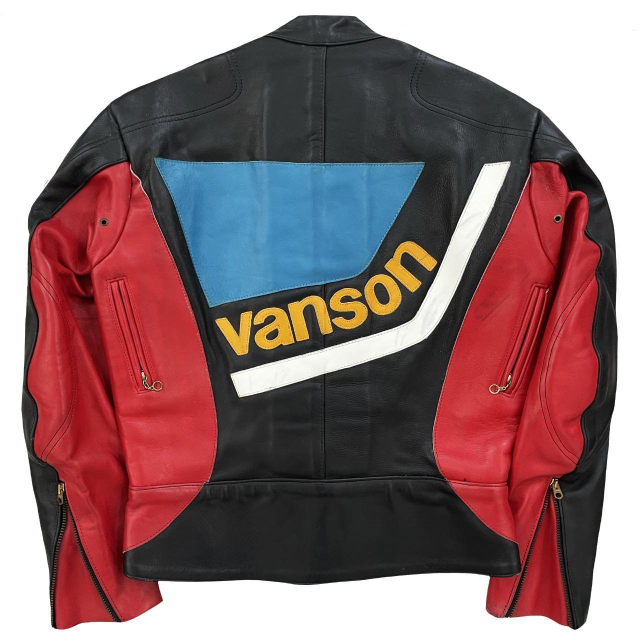 VTG Vanson Leathers 'one Star' Motorcycle Racer Jacket VTG Vanson Leathers 'one Star' Motorcycle Racer Jacket