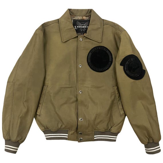 AVIREX 80's USA製 オリジナル VARSITY JACKET Avirex USA Authentic Varsity Leather Jacket Size L | eBay
