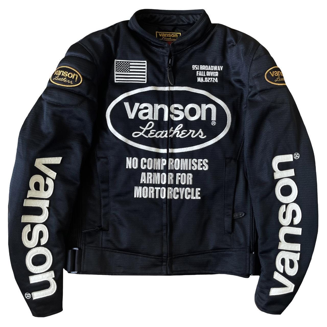 VTG Vanson Leathers Motorcycle Racer Jacket - Size L - Etsy