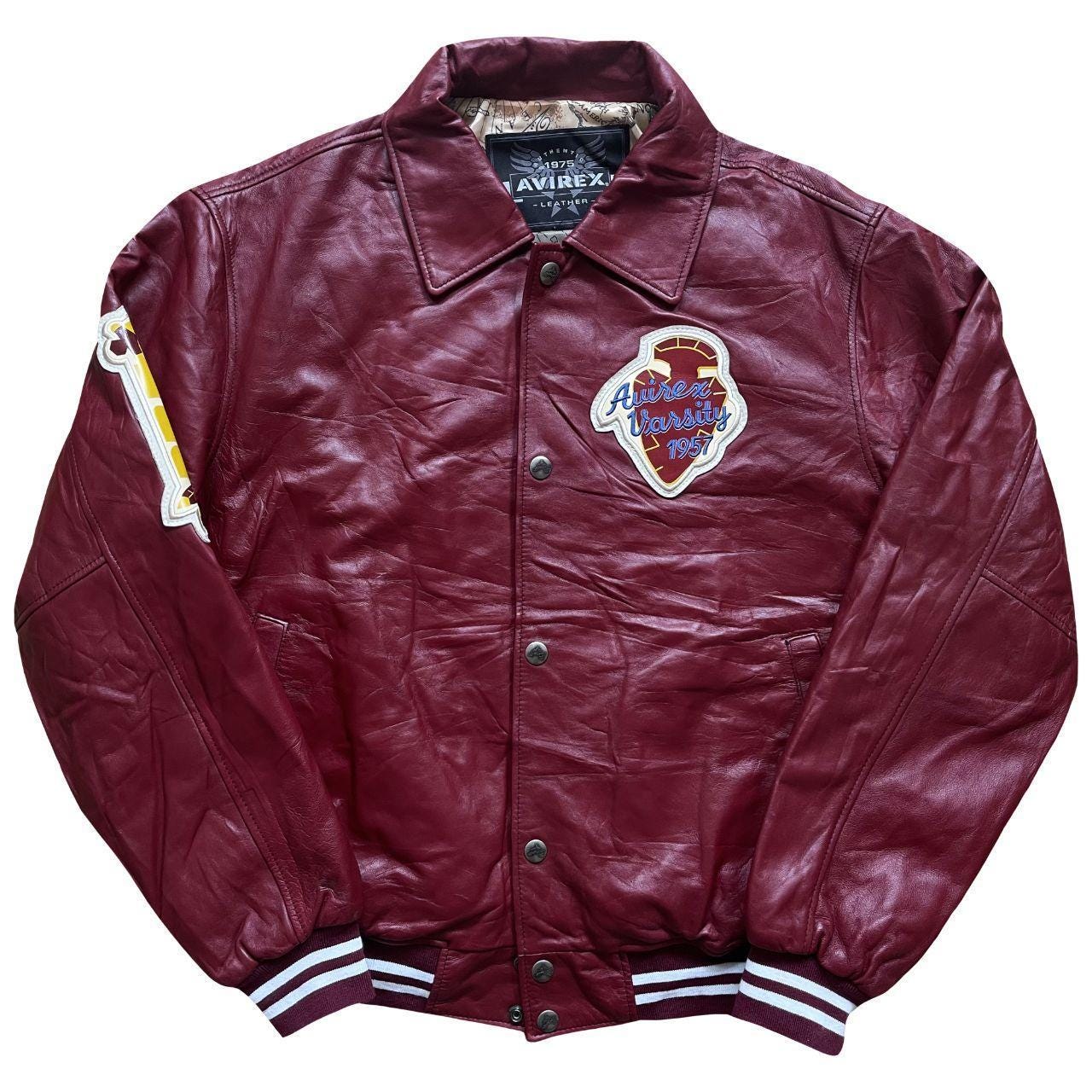 Mサイズ　AVIREX × STABRIDGE\"VARSITY JACKET AVIREX - AVIREX × STABRIDGE VARSITY JACKET Lサイズの通販 by SHOP