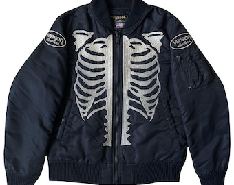 三代目 J Soul Brothers - XL CLAIR DE LUNE × VANSON Leather Jac Clair De Lune X Vanson Bones Leather Biker Jacket | Trendy