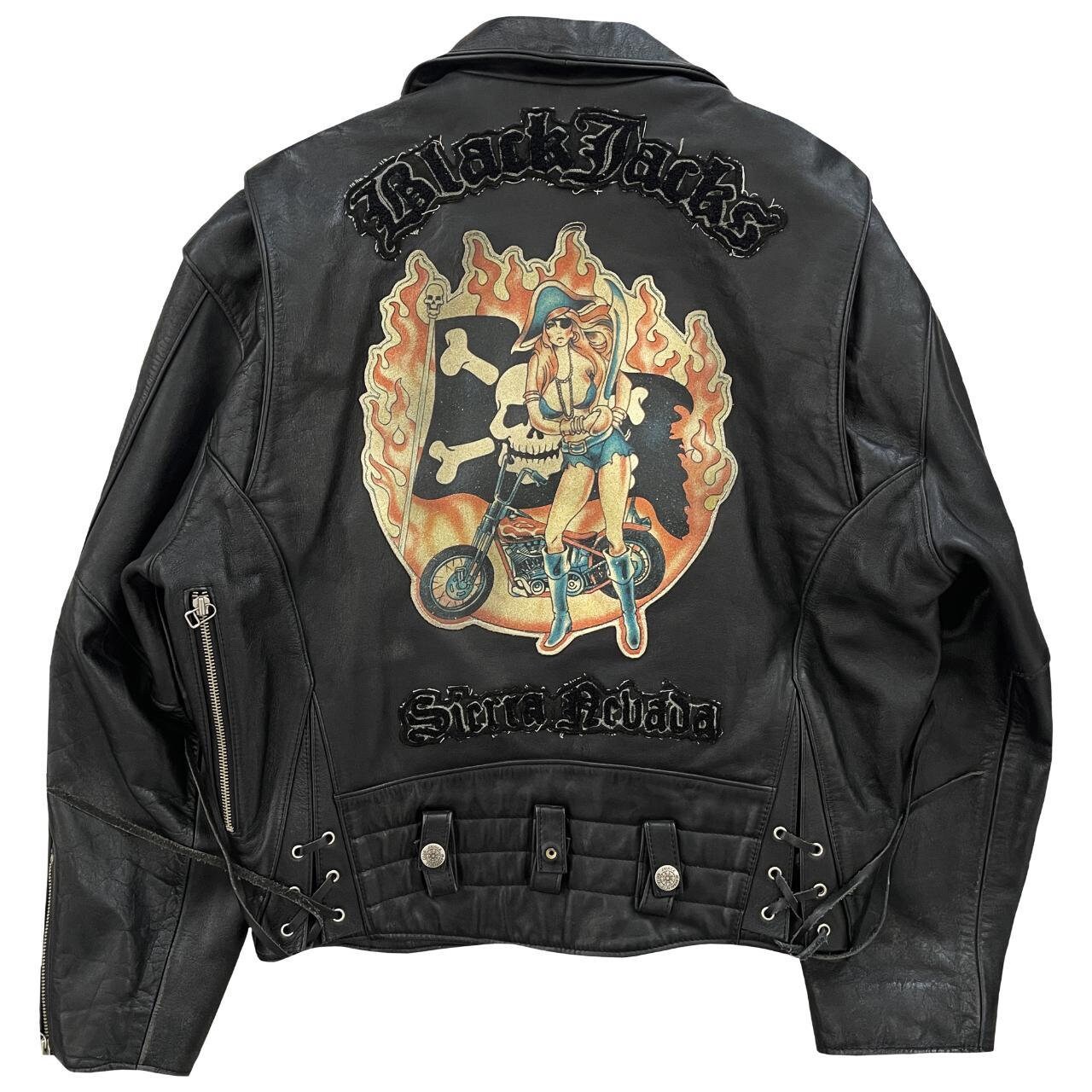 VTG Avirex Leather Biker Jacket - Size S/M - Etsy VTG Avirex Leather Biker Jacket - Size S/M - Etsy
