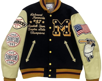 【ROMANTIC CROWN】23FW★ WESTERN VARSITY JACKET ROMANTIC CROWN】23FW☆ WESTERN VARSITY JACKET