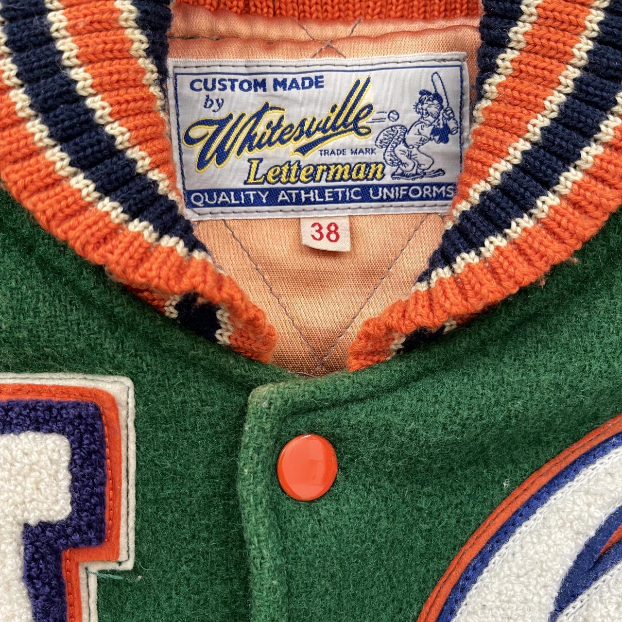 Whitesville Letterman スタジャン 38サイズ Whitesville Varsity Jacket Men's Letterman Jacket Melton x