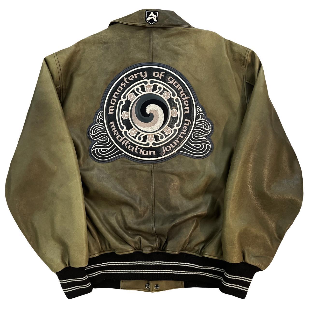 VTG Avirex Leather Varsity Jacket - Size XL - Etsy