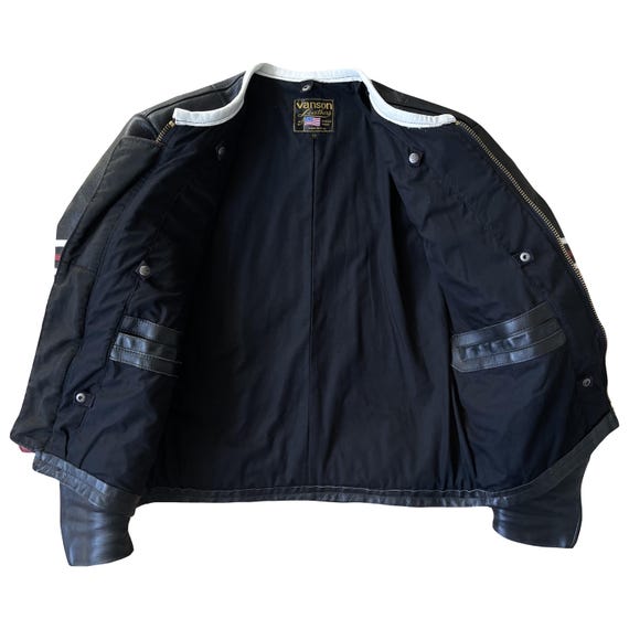 Vintage Vanson Leathers One Star Motorcycle Racer Jacket