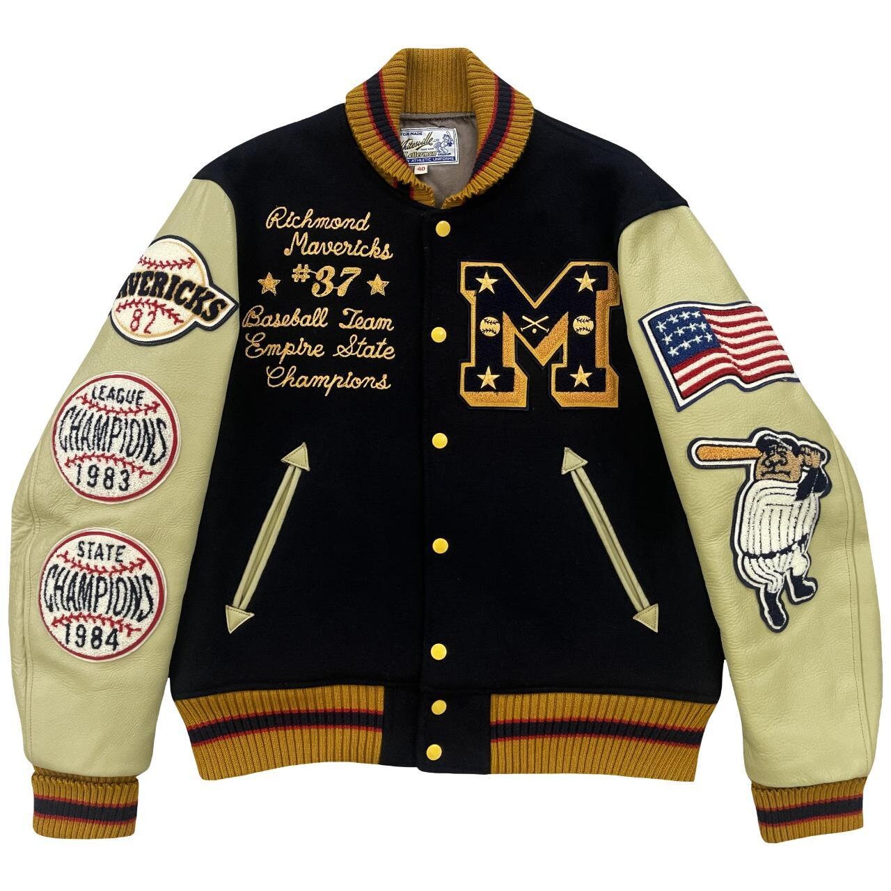 VTG Whitesville Style Eyes Varsity Jacket - Size L - Etsy