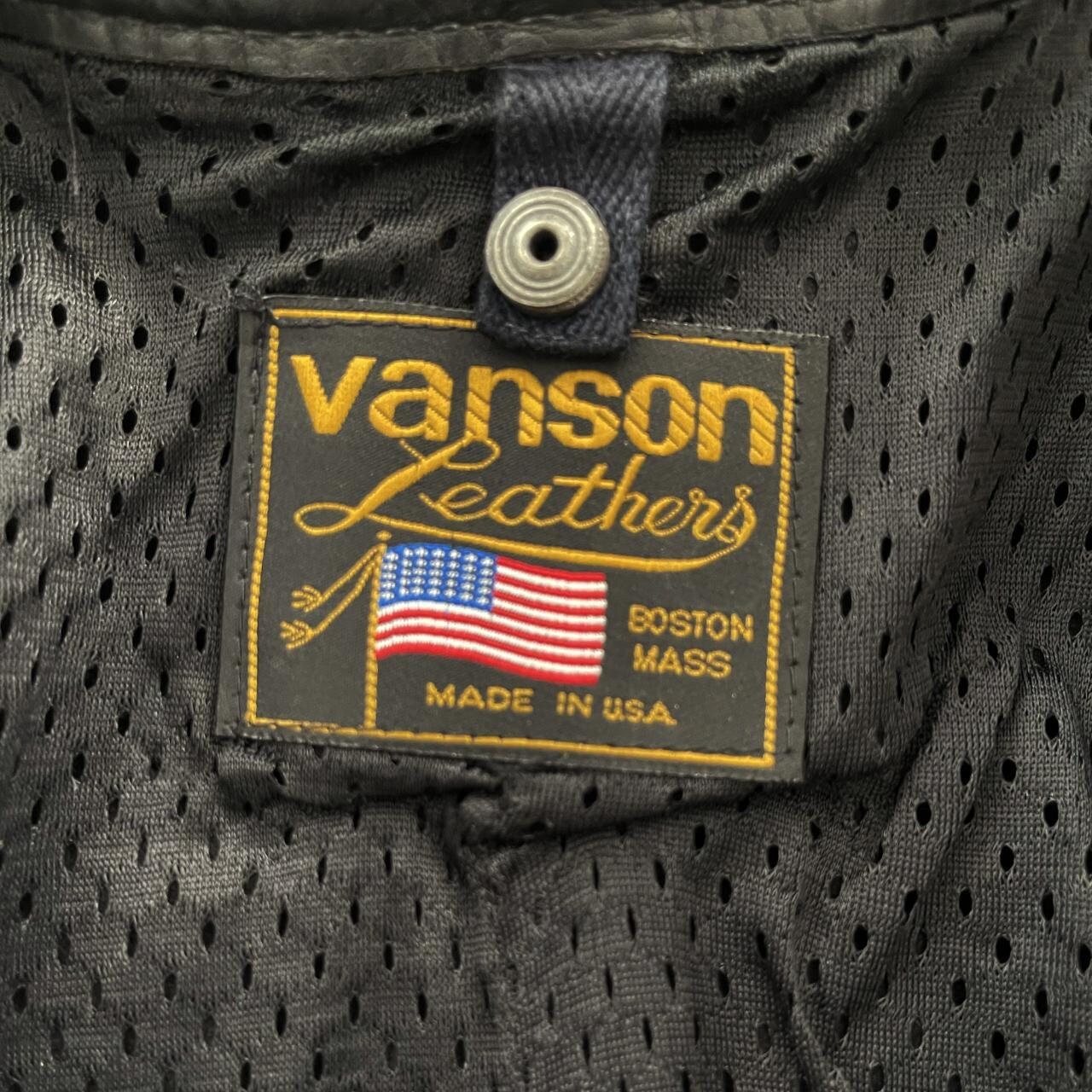 VANSON LETHERS 　Lサイズ　VS19106S VTG Vanson Leathers Motorcycle Racer Jacket - Size S - Etsy