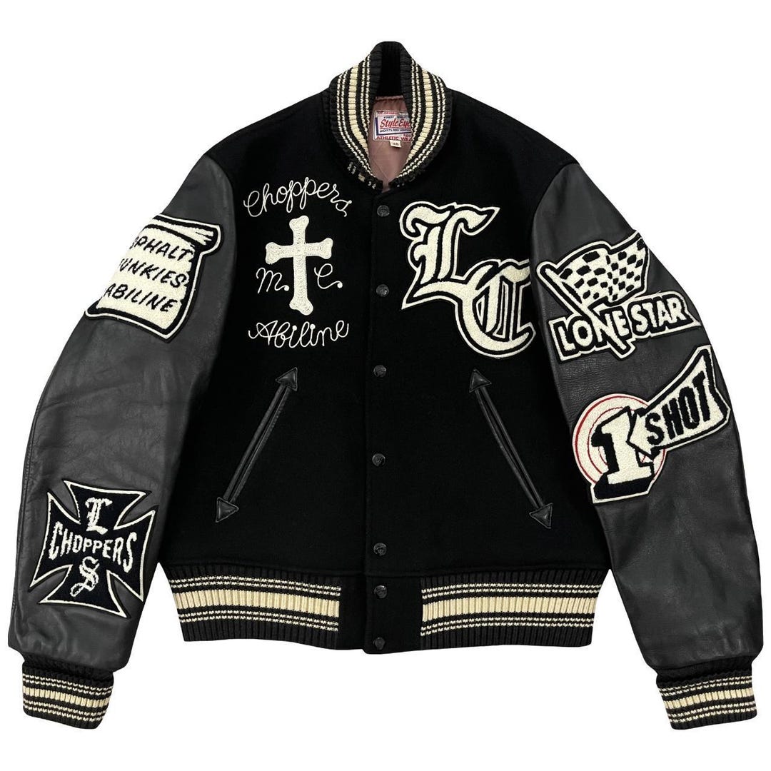 DSM Varsity Jacket (Red/Tan) – Corporate