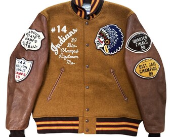 VTG Whitesville Varsity Jacket - Size M - Etsy