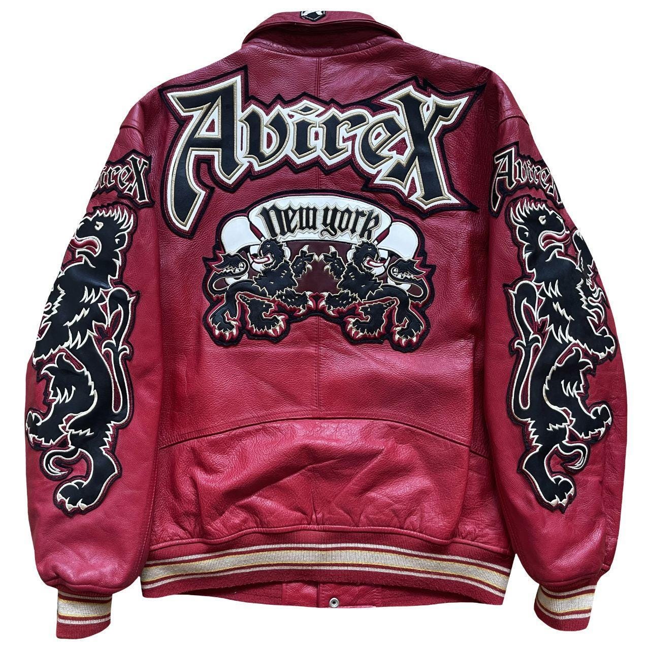 VTG Avirex Varsity Jacket - Size M - Etsy