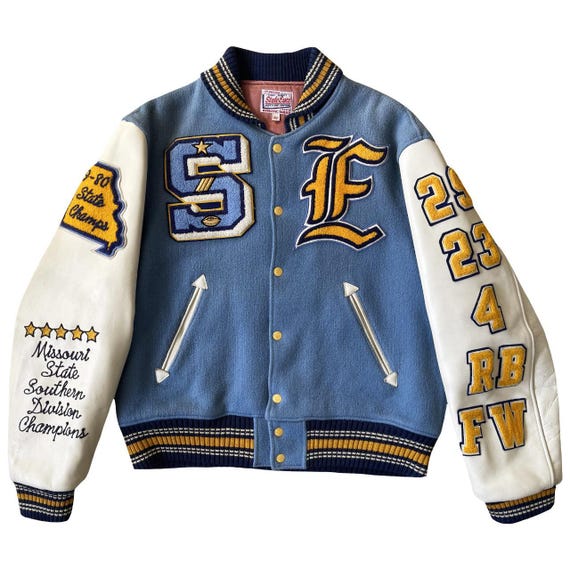 Style eyes varsity jacket - Gem Style eyes varsity jacket - Gem