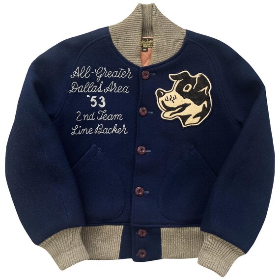 VTG Whitesville Style Eyes Varsity Jacket - Size S - Etsy