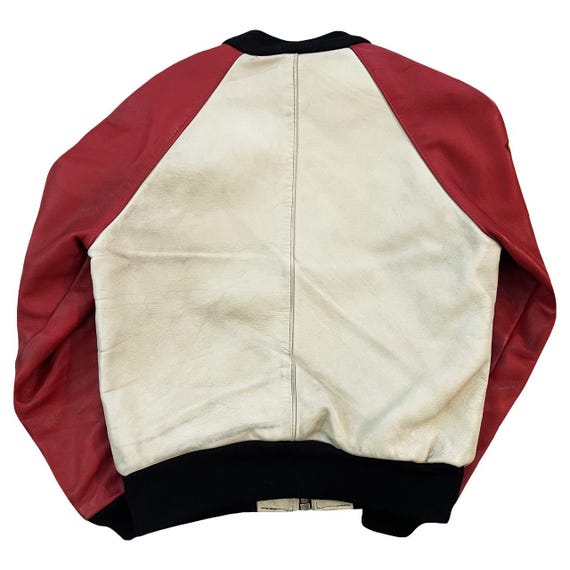 Vanson レザー ボンバージャケット 白/赤 楽天市場】【VANSON】(バンソン) B BONE / タイプ B ボーン