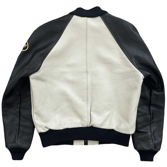 VTG Vanson Leathers Race Team Leather Bomber Jacket - Size M VTG Vanson Leathers Race Team Leather Bomber Jacket - Size M