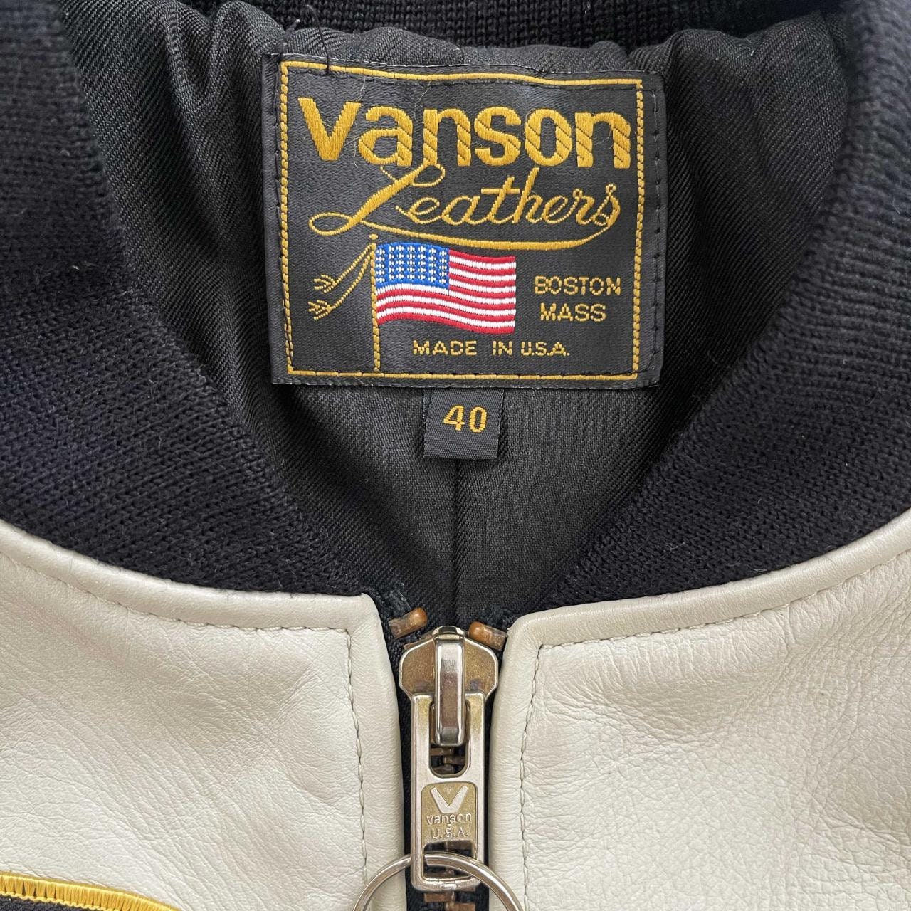 VANSON LETHERS Lサイズ VS19106S VTG Vanson Leathers Motorcycle