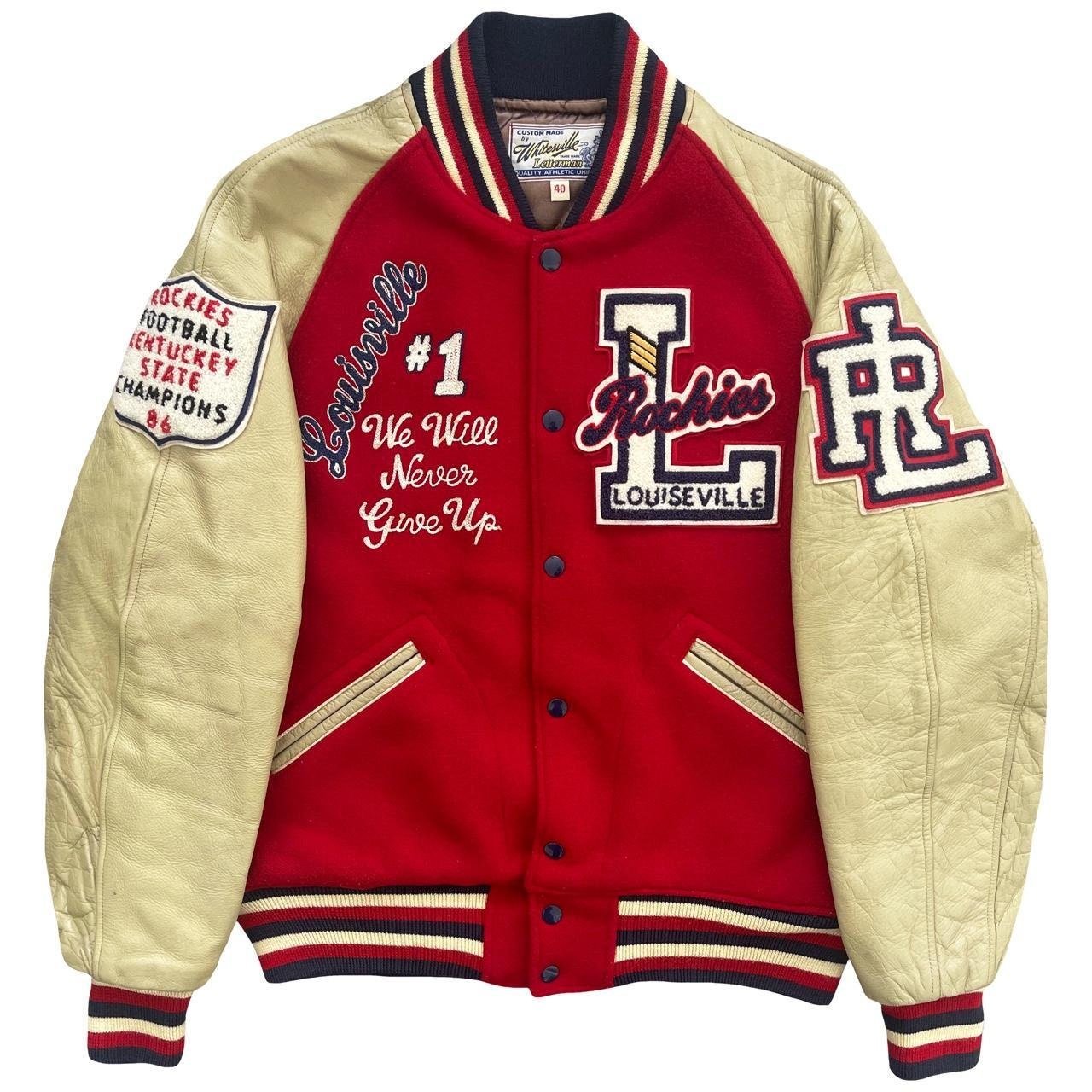 VTG Whitesville Varsity Jacket Size L - Etsy