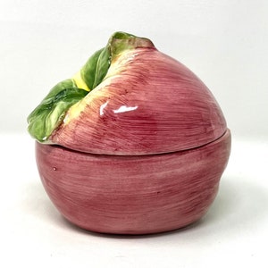 Vintage Vietra Italy Lidded Candy Dish Trinket Dish