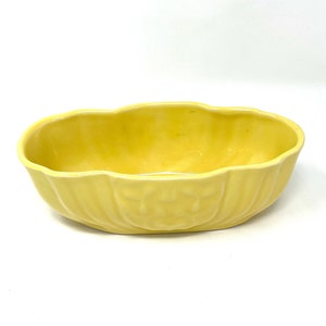 Mid Century Yellow Serving Dish, Candy Dish