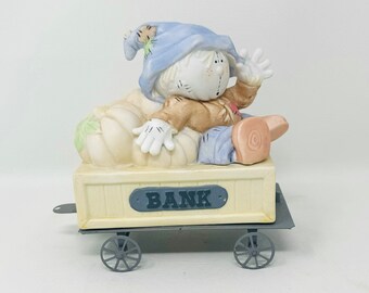 Vintage Bumpkins Scarecrow Coin Bank