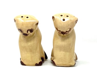 Vintage Rio Hondo Cat/Lion Salt and Pepper Shaker Set