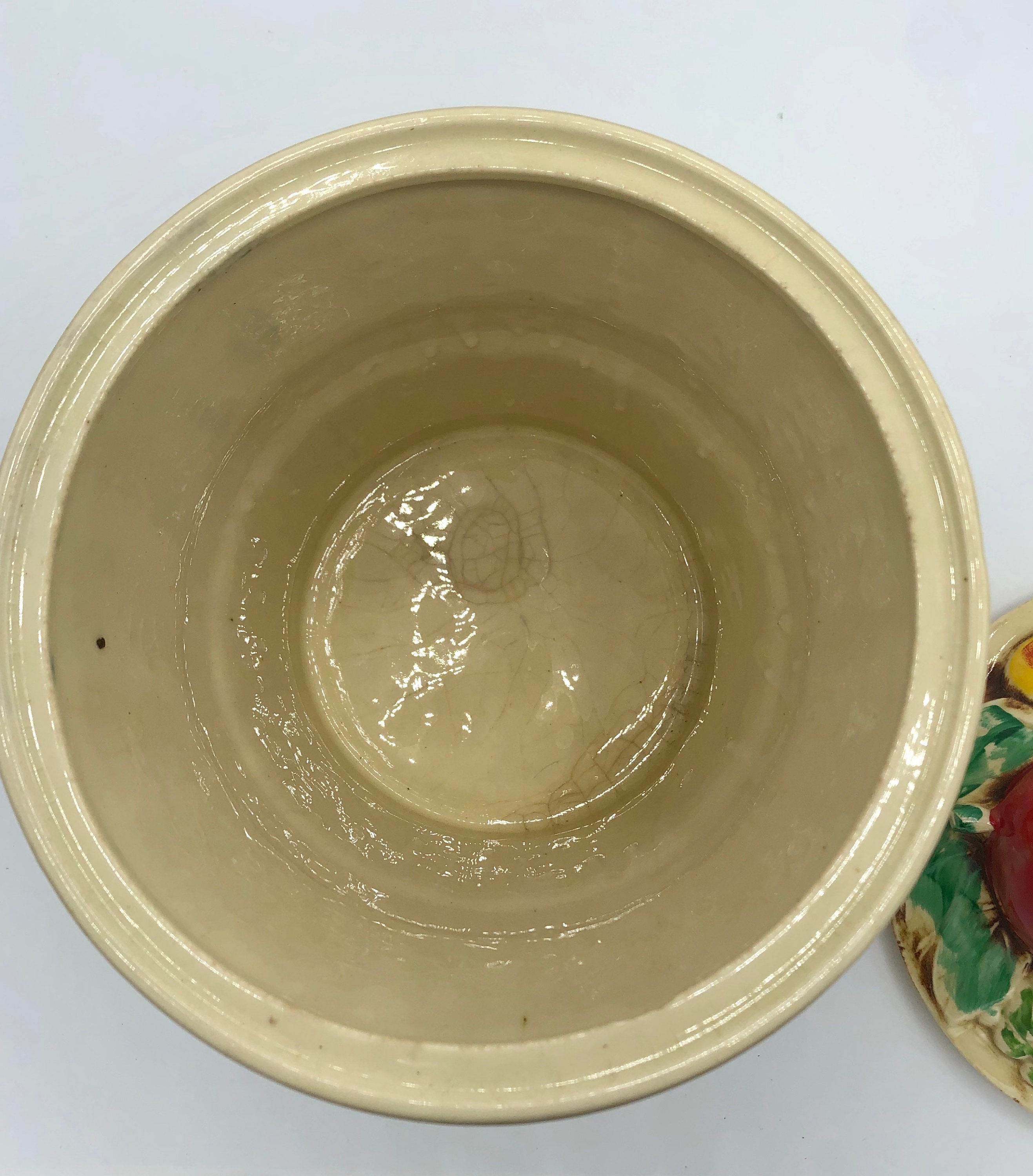 Vintage Mccoy USA Fruit Basket Cookie Jar Etsy