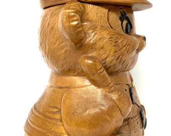 1940's Twin Winton Police Chief Cookie Jar - Etsy