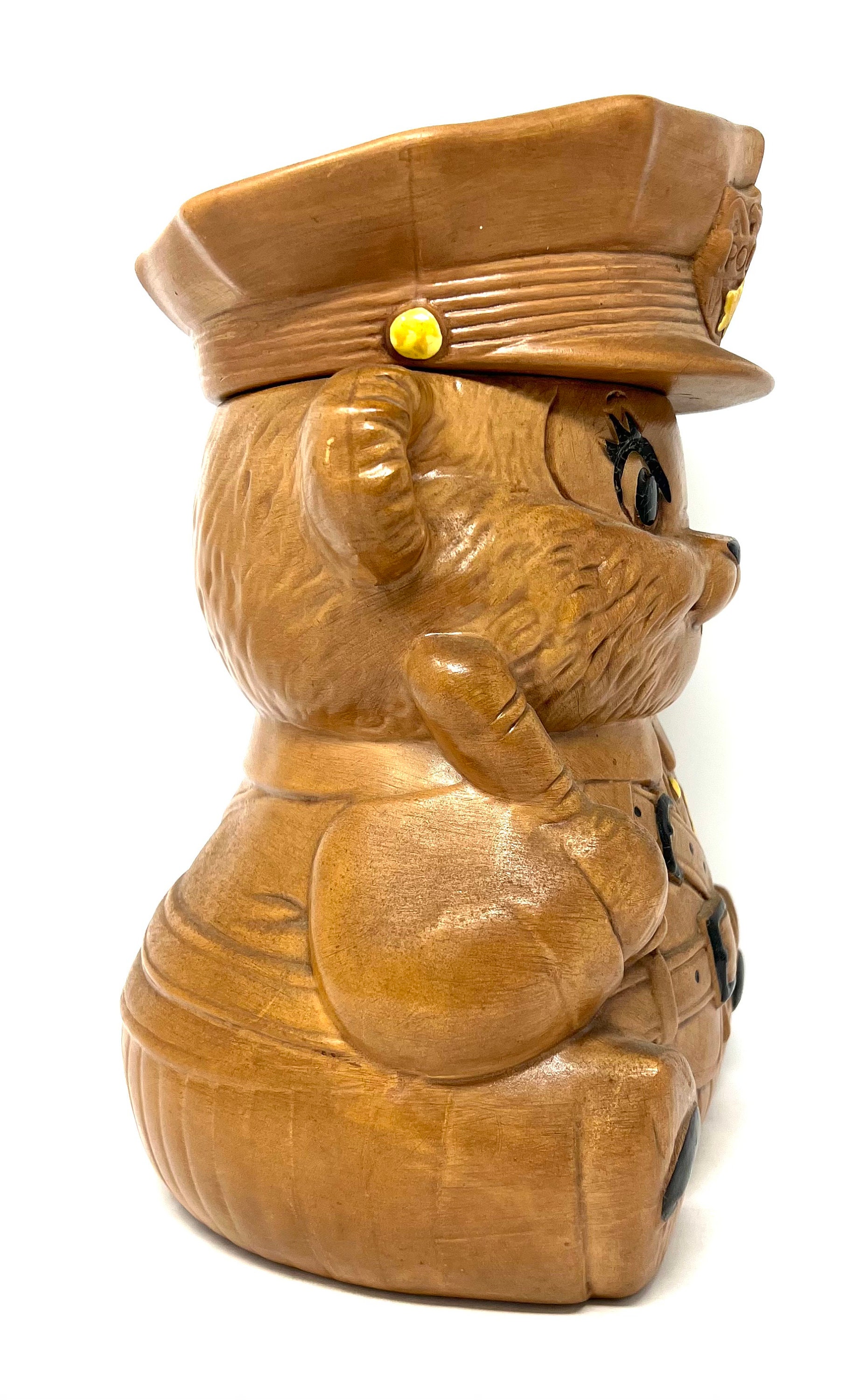 1940's Twin Winton Police Chief Cookie Jar Etsy