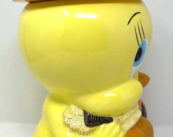 1997 Warner Brothers Cookie Jar Chef Tweety Bird Flour Sack