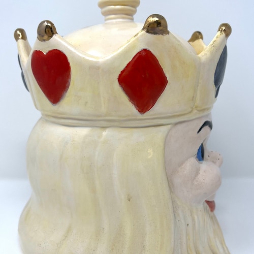 Rare Card King of Hearts on sale Clemenson's of California? Cookie Jar, 1976