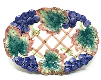 Vintage Fitz and Floyd 8" Oval Dish
