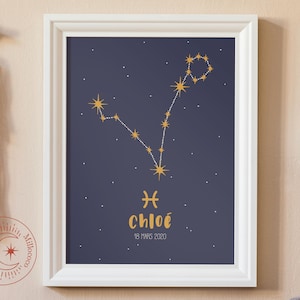 Personalized CONSTELLATION poster to print