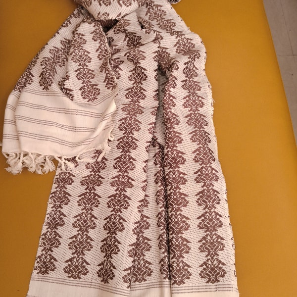 Eri Silk Peace Silk Handloom Shawl from Assam