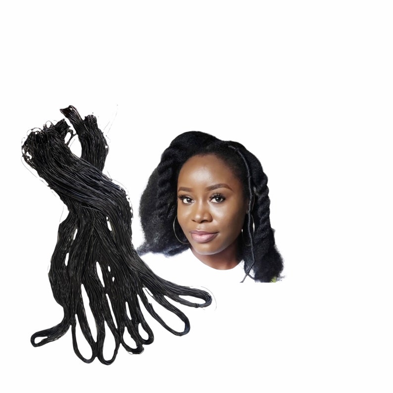 7 Bundles African Rubber Hair Threading for Strengthening Etsy