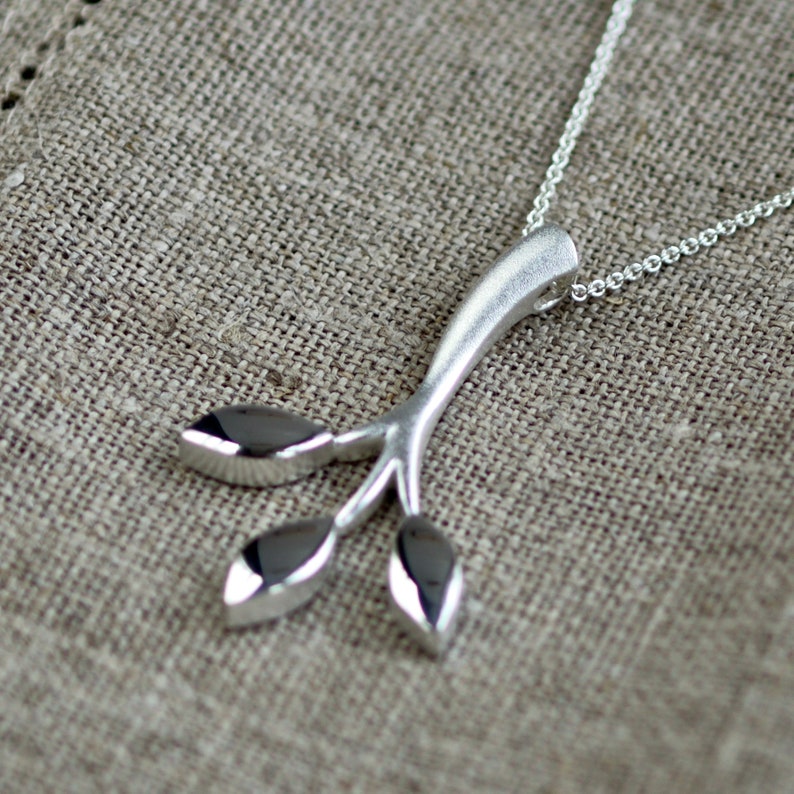 Spring from series Four Seasons recycled sterling silver.