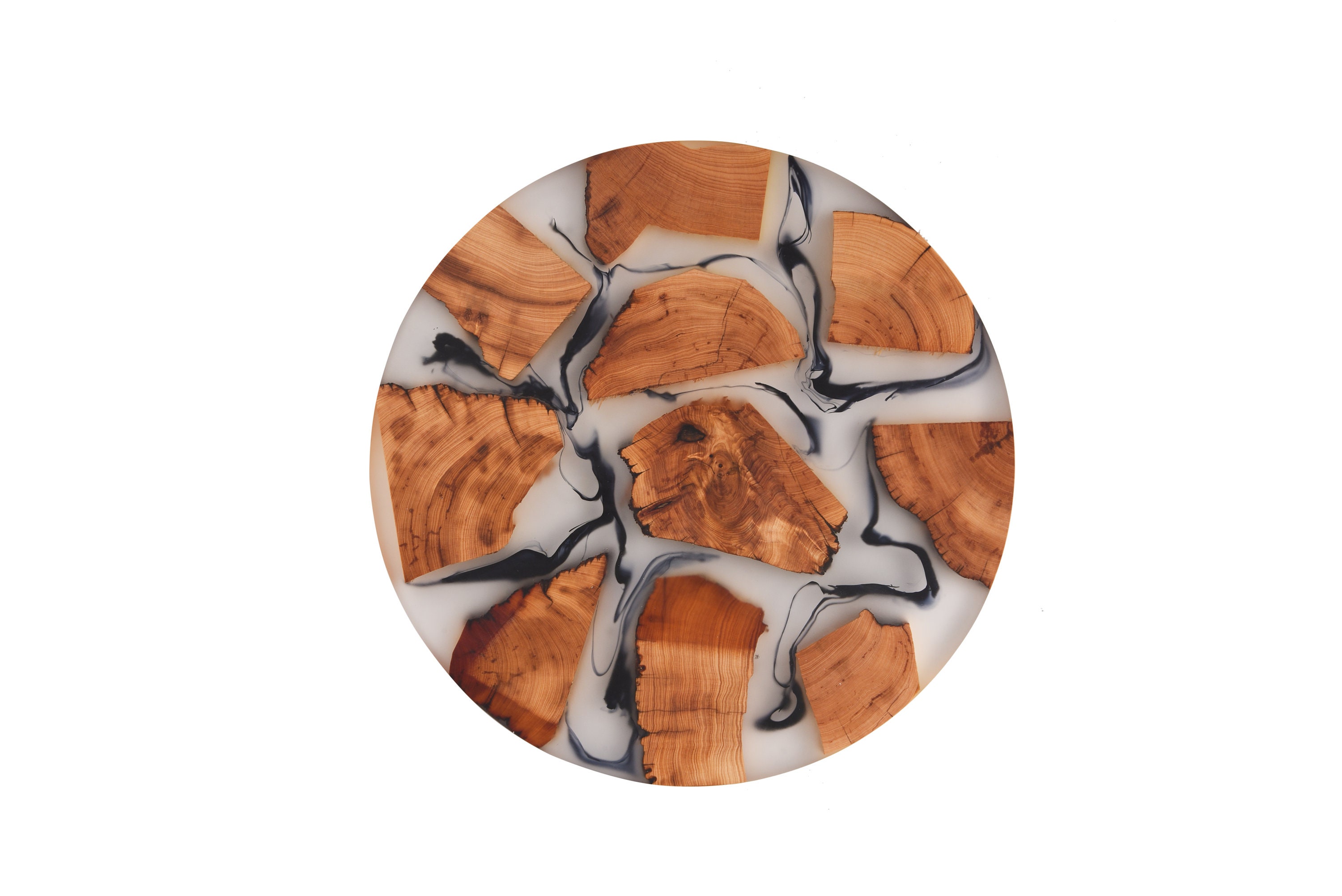 Handmade Wood Resin placemats luxury epoxy tea drink placemat Etsy