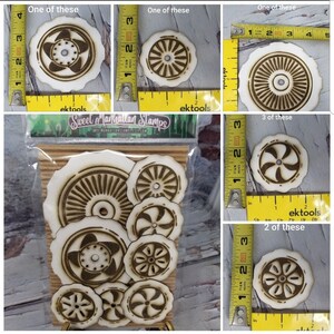 LC-138 Tires: Laser Mat-board cut outs, #8 Tires in a package,