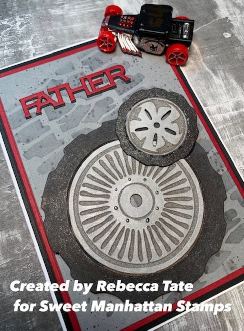 LC137 Laser Cut Matboard Cut Outs of Tire 8 Tires in a Etsy