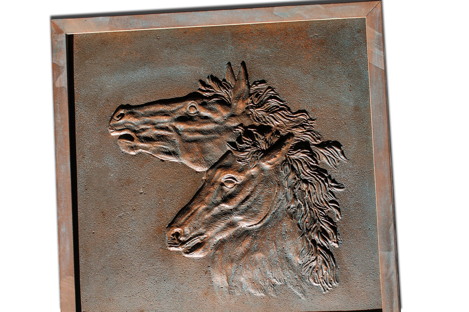 Horse Wall Art Copper Horse Wall Art Copper Wall Art Two Etsy
