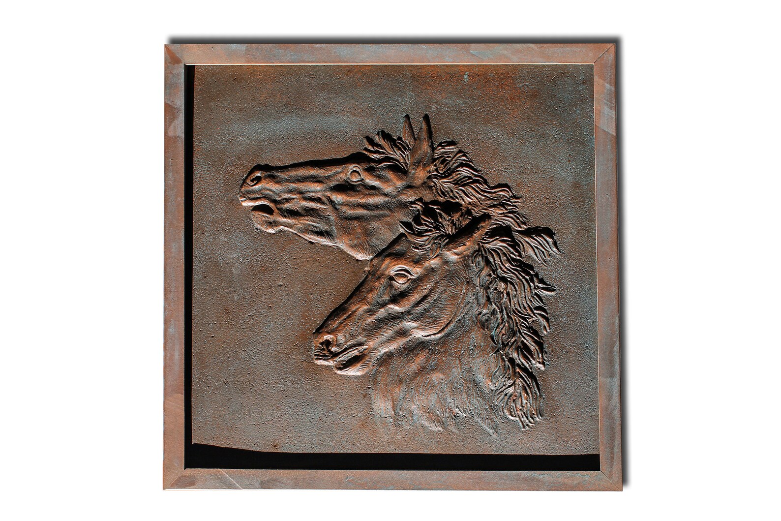 Horse Wall Art Copper Horse Wall Art Copper Wall Art Two Etsy