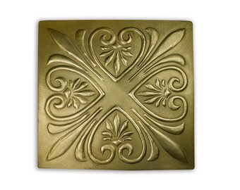 Brass Metal Back Splash This Aged Brass Coated This Kitchen Etsy Brass Metal Back Splash This Aged Brass Coated This Kitchen Etsy