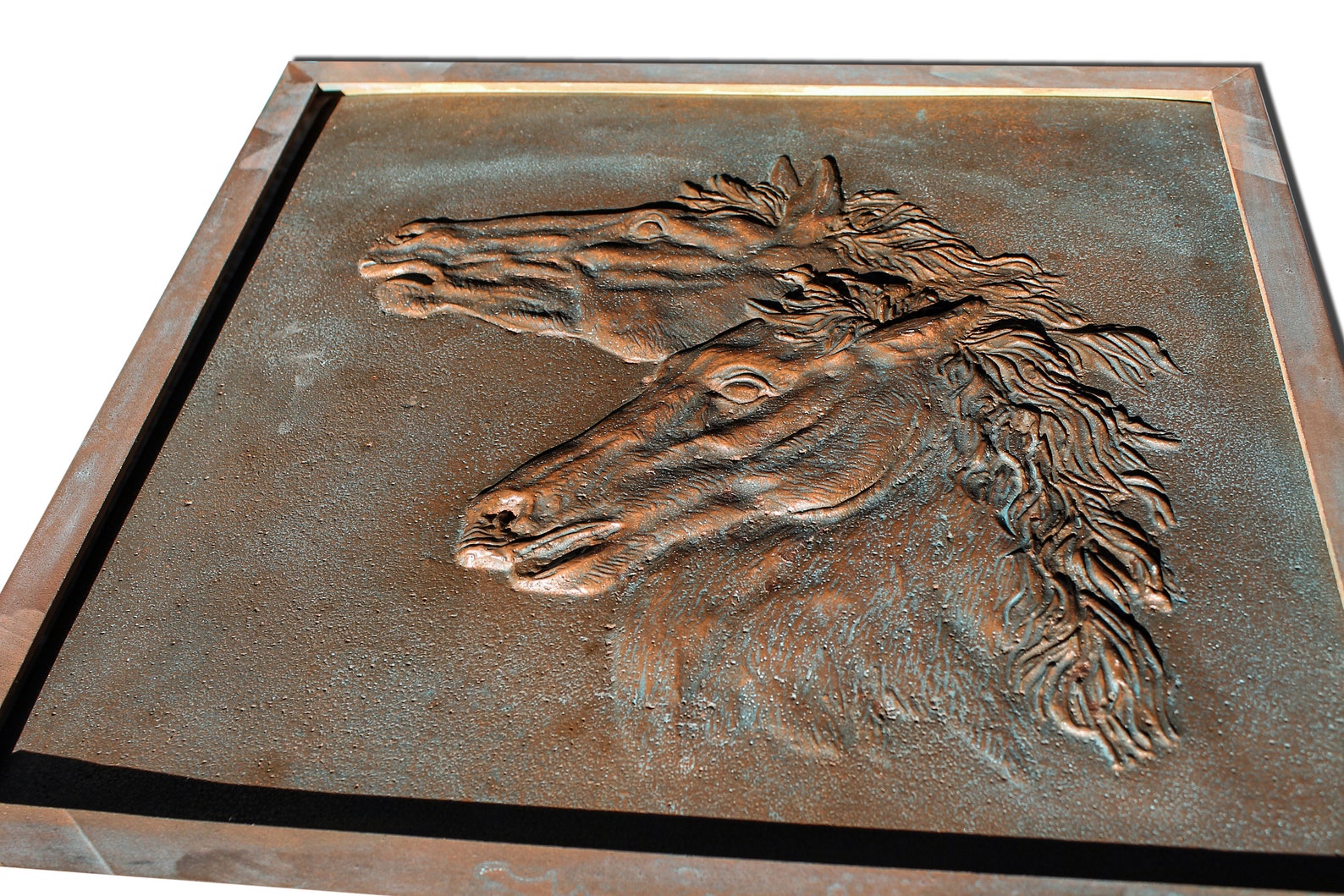 Horse Wall Art Copper Horse Wall Art Copper Wall Art Two Etsy