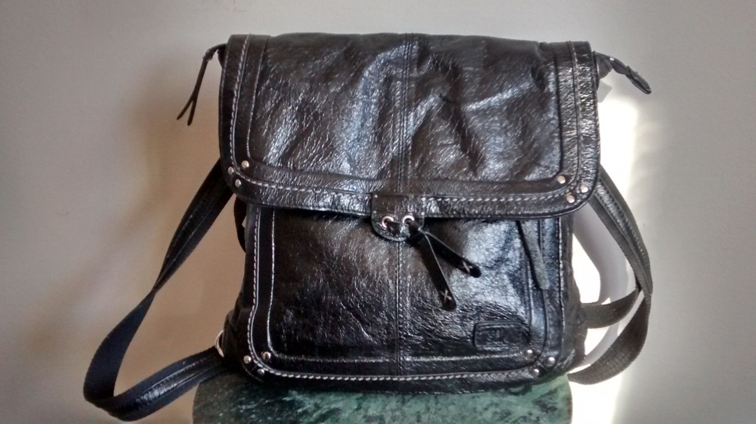 sak leather backpack